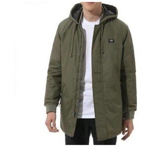 NWT Vans Parka Jacket Water Repellant Green Men's Size Medium